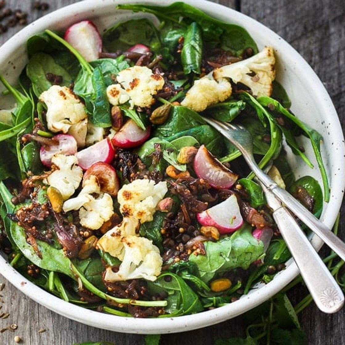 Indian Spinach Salad