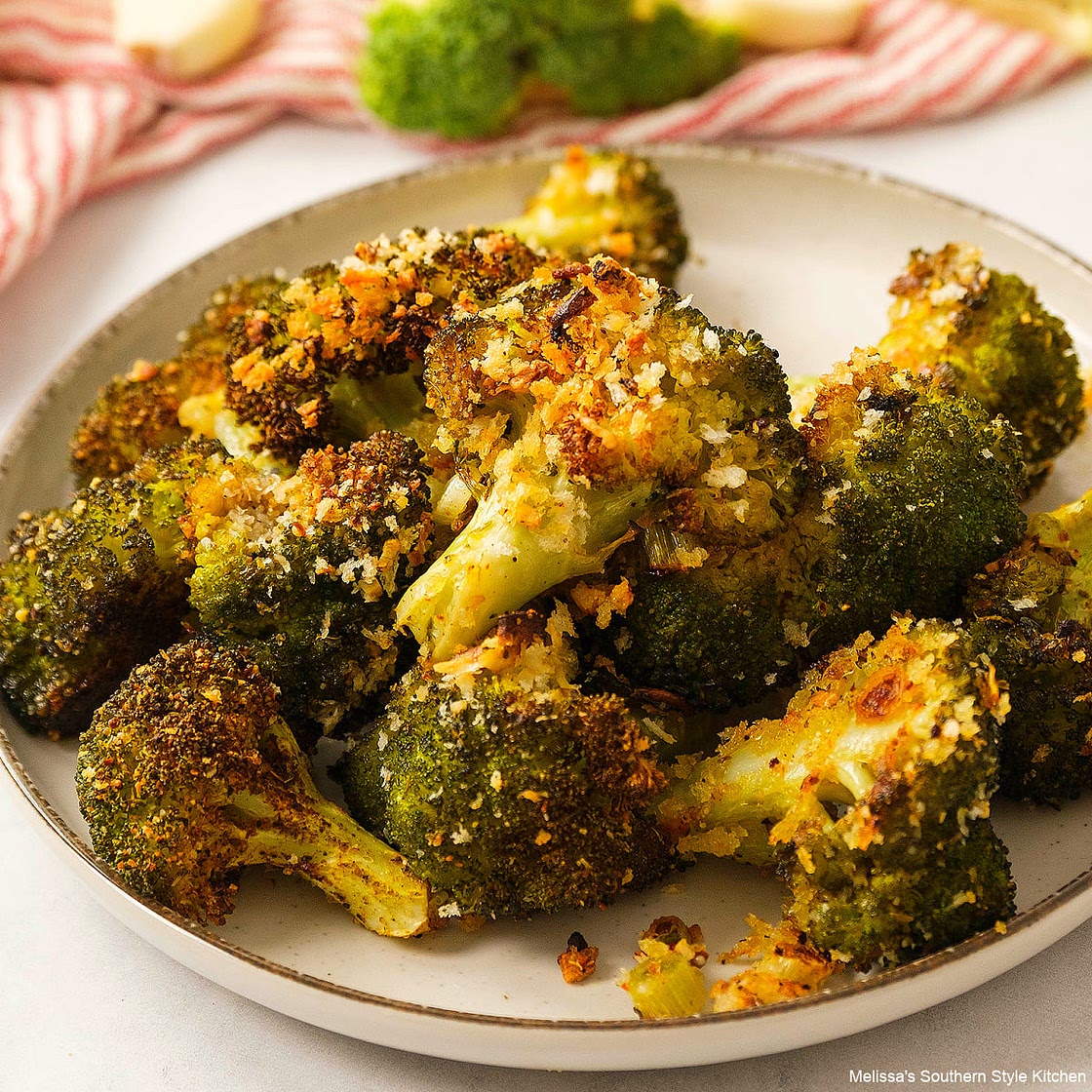 Roasted Panko Parmesan Broccoli