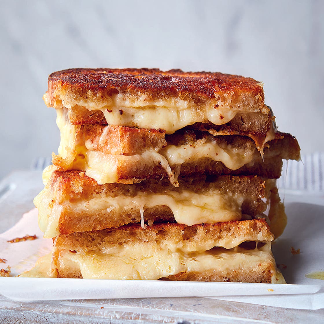The ultimate grilled cheese sandwich