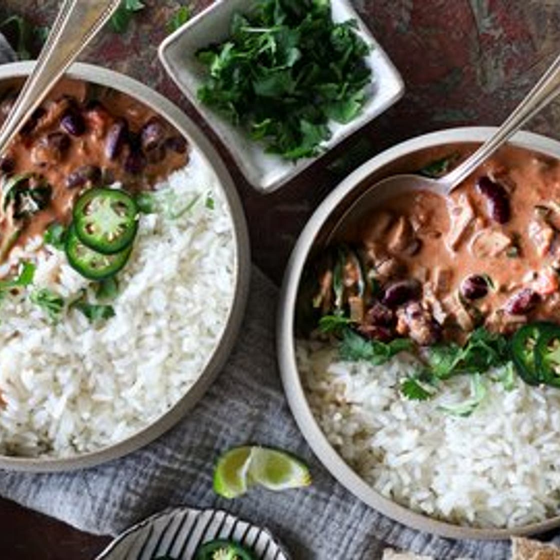 Mushroom & Kidney Bean Coconut Curry