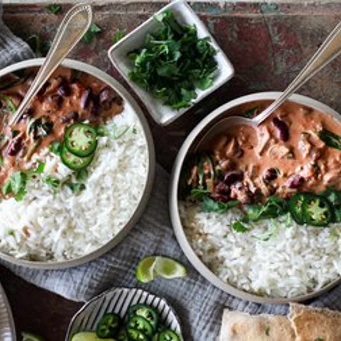 Mushroom & Kidney Bean Coconut Curry