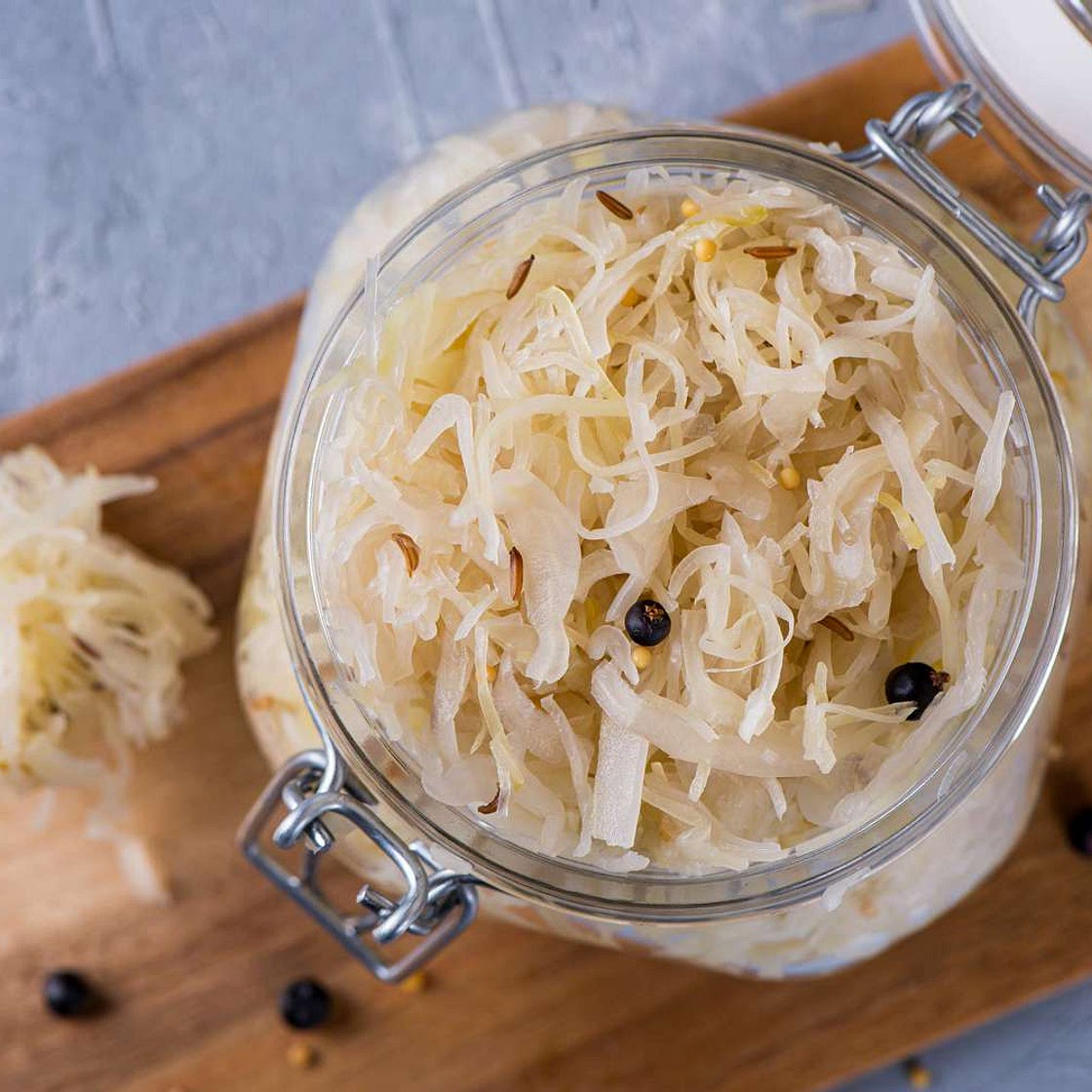 Homemade German Sauerkraut