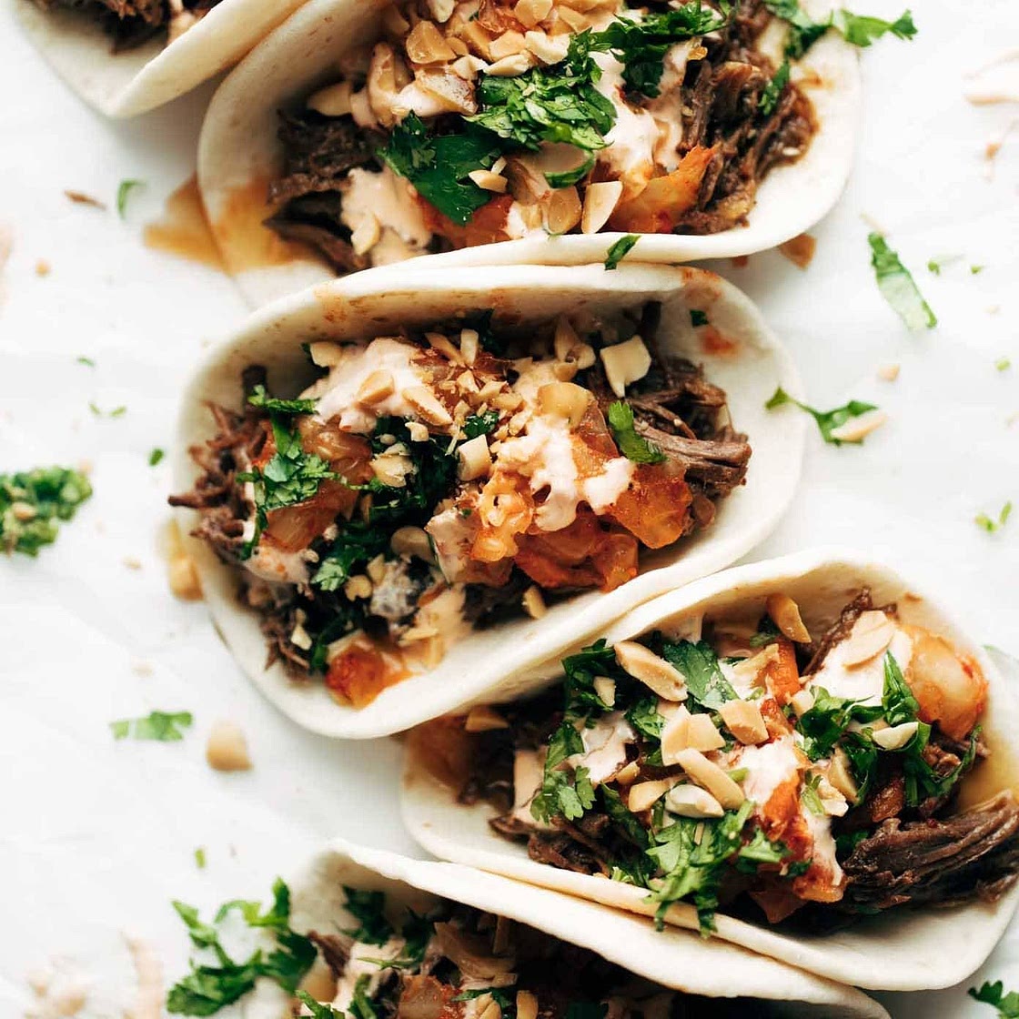 Instant Pot Korean Beef Tacos