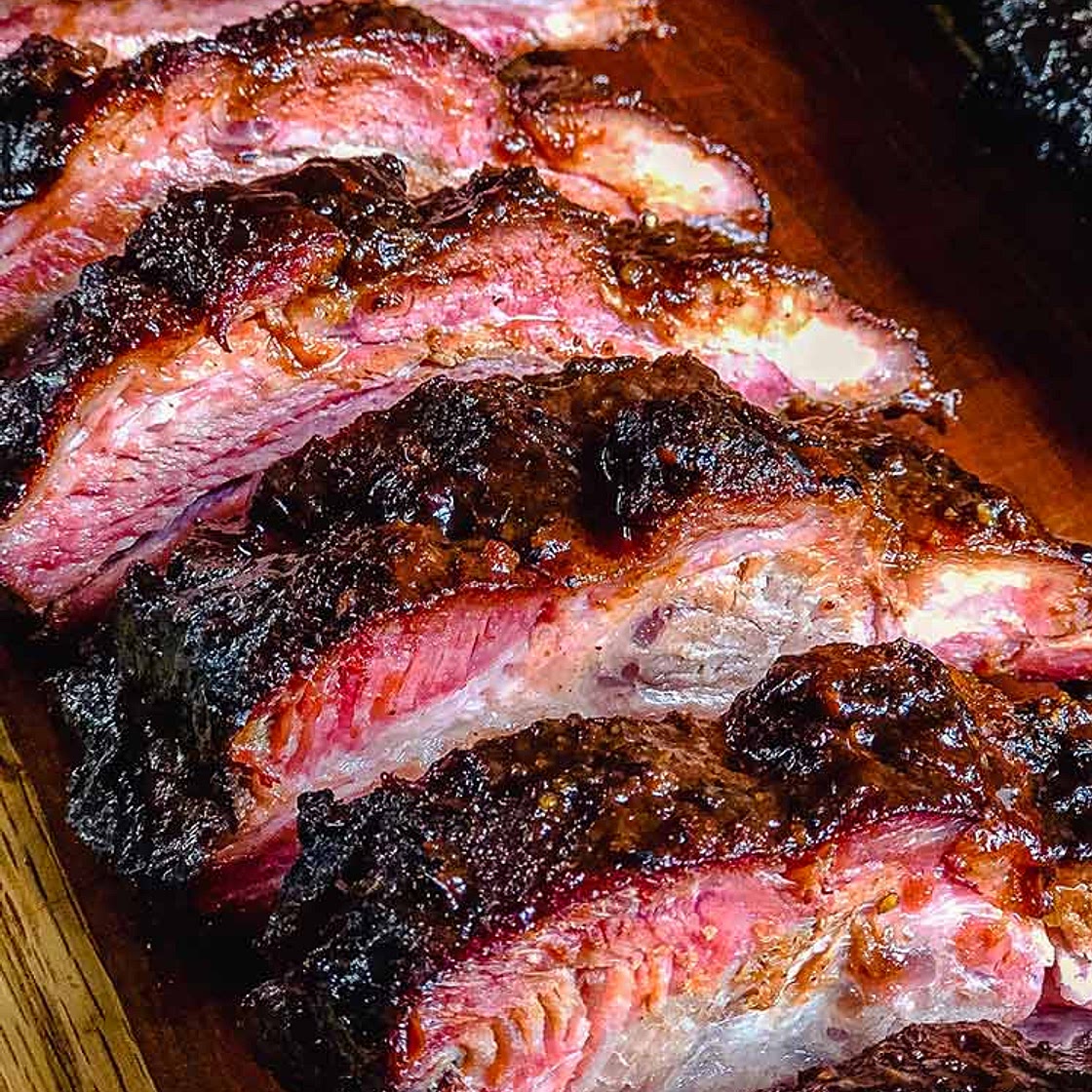 Apple Cinnamon Brined Baby Back Ribs
