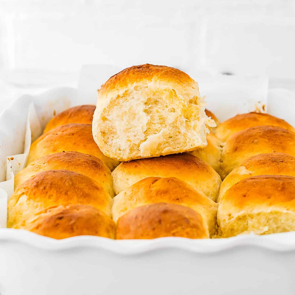 Eggless Homemade Hawaiian Rolls