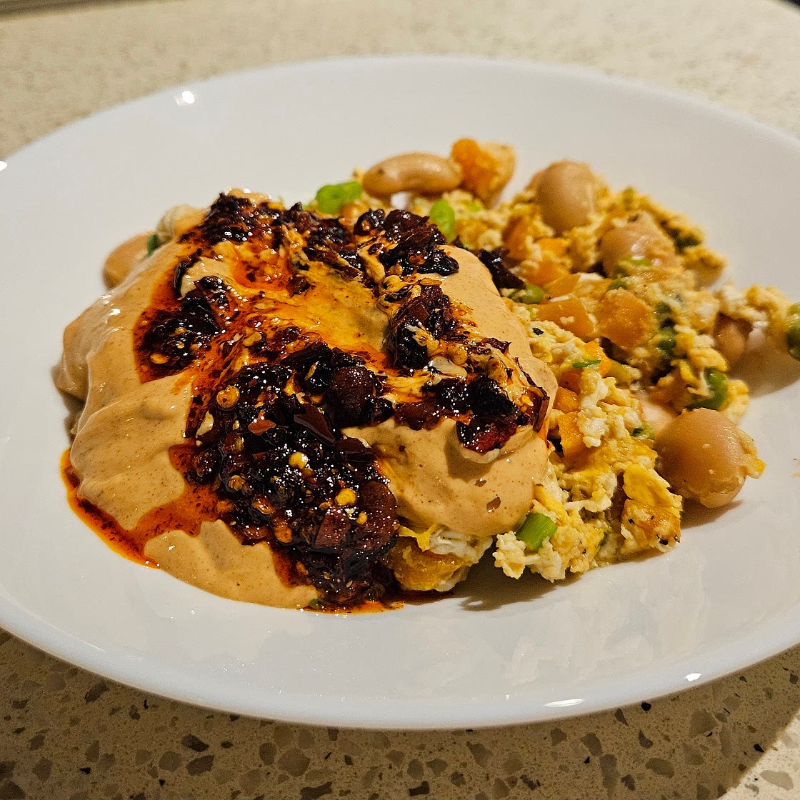 Spicy Butter Bean and Pea Stir-Fry