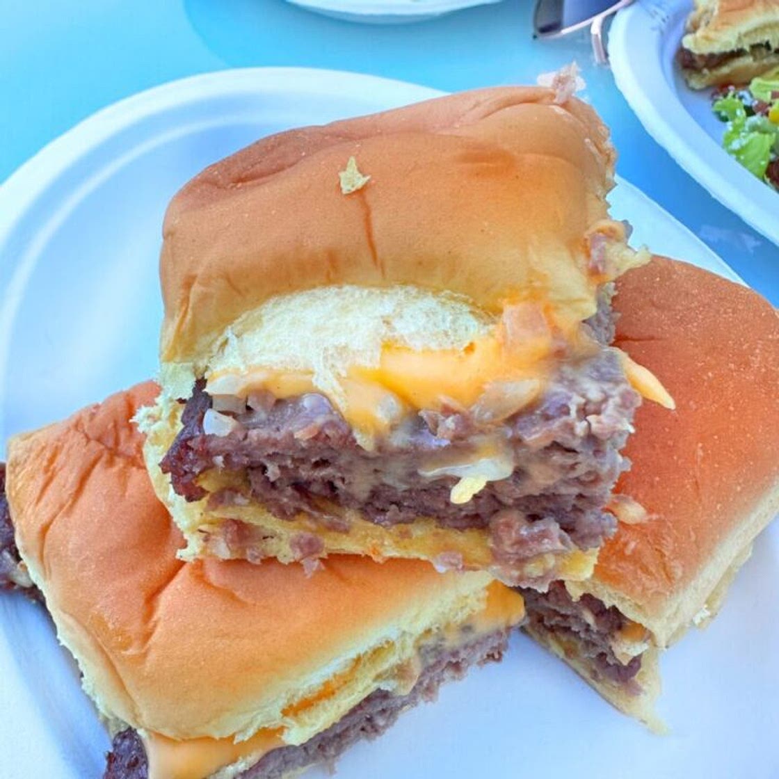 Homemade White Castle Sliders