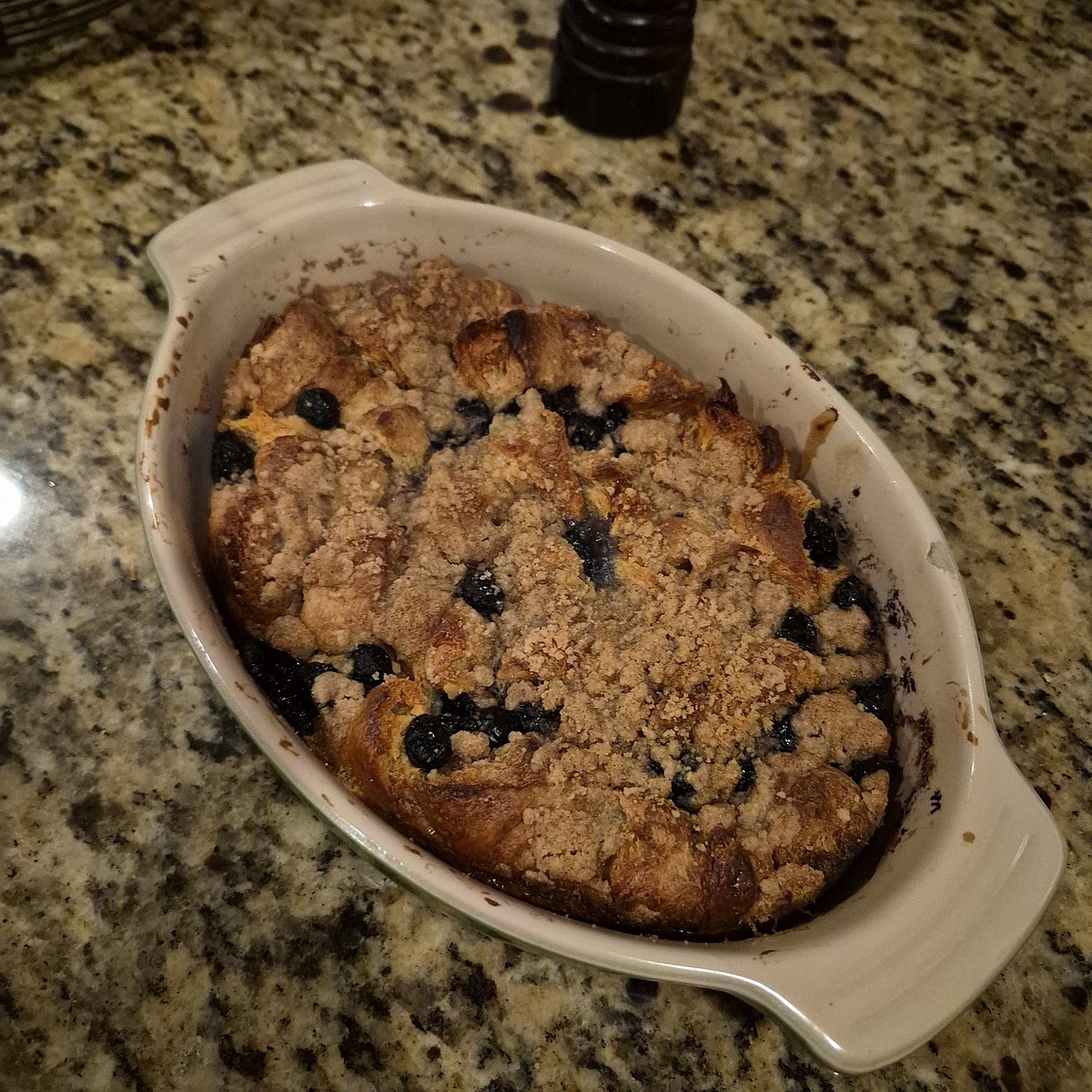 Overnight Blueberry French Toast