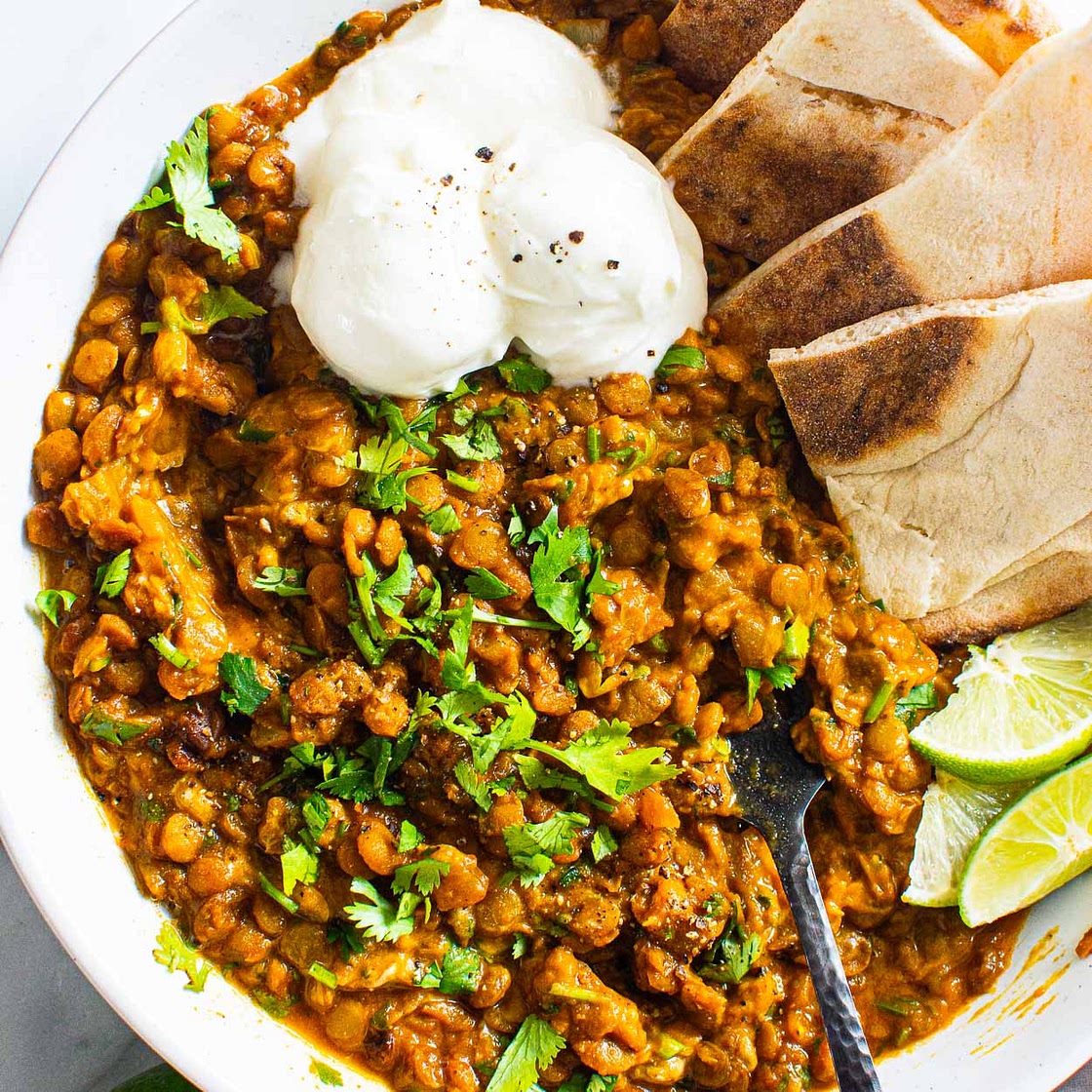 Green Lentil Curry Recipe