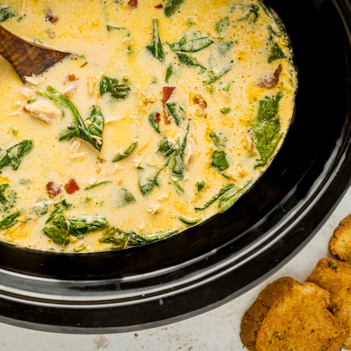 Slow Cooker Crack Chicken Soup