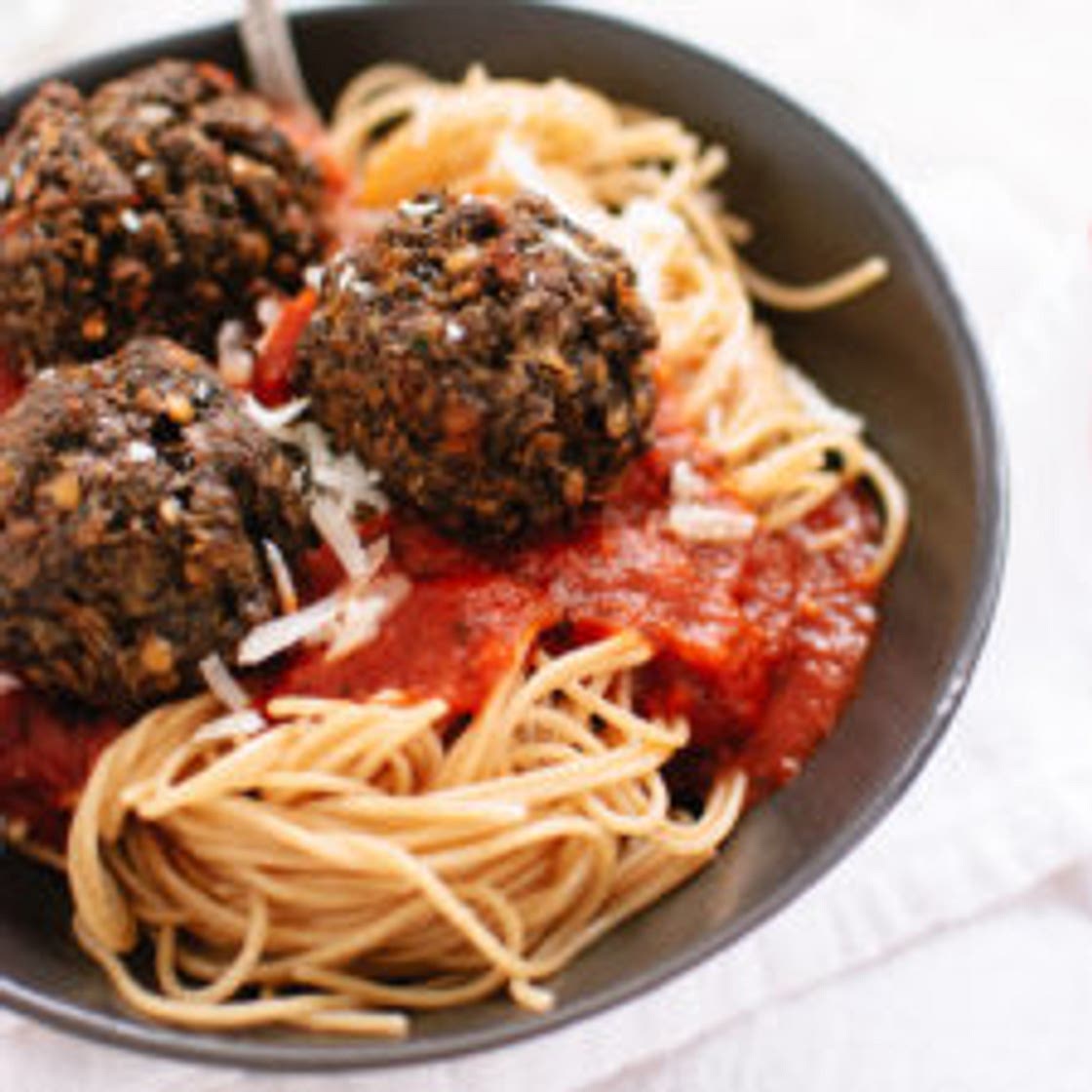 Vegetarian Lentil and Mushroom Meatballs