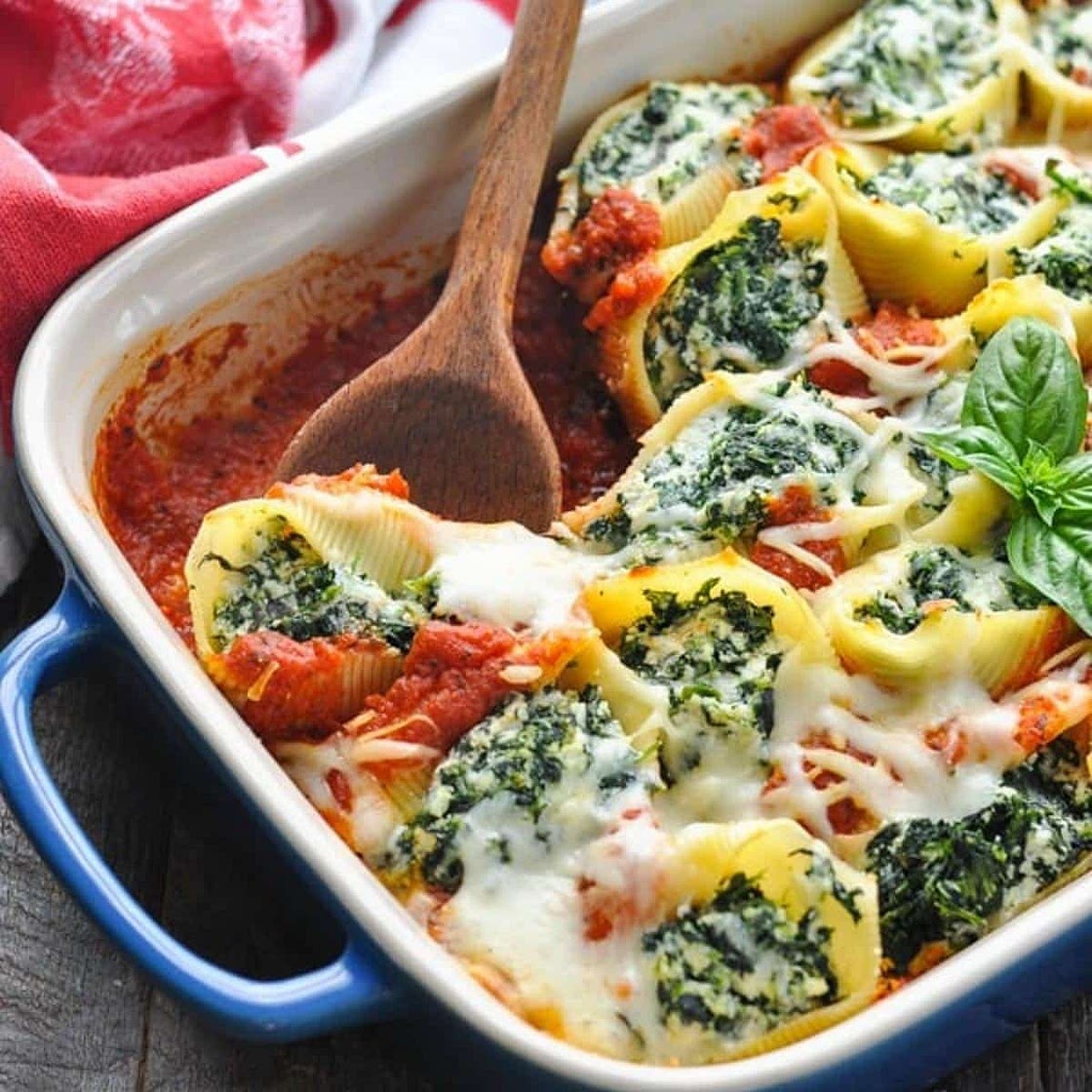Spinach Stuffed Shells