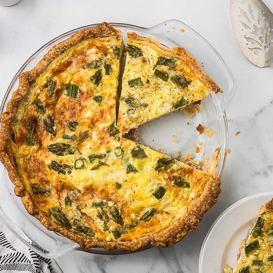 Easy Ham and Asparagus Pie