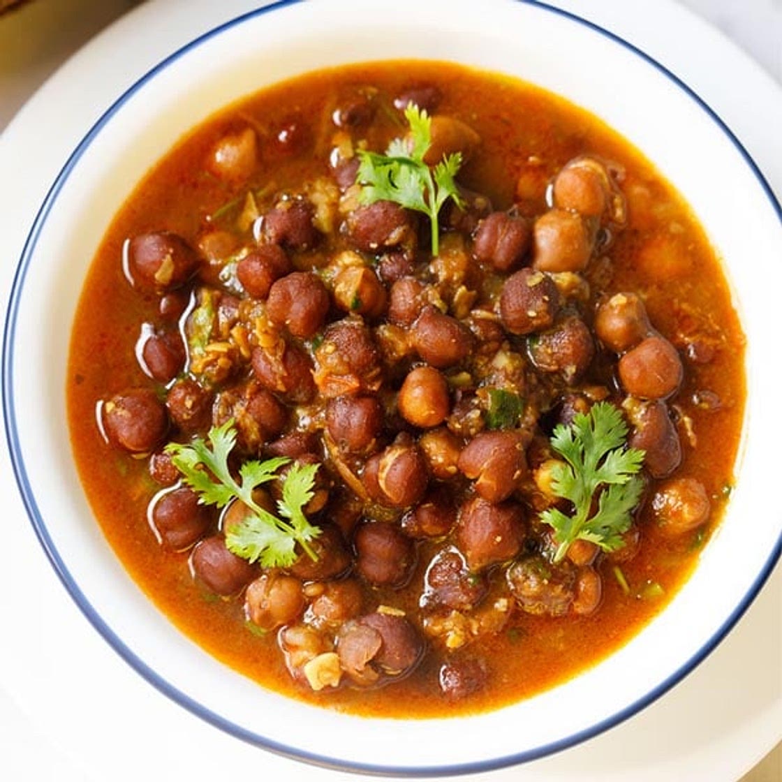 Kala Chana (Punjabi Black Chickpeas Curry)