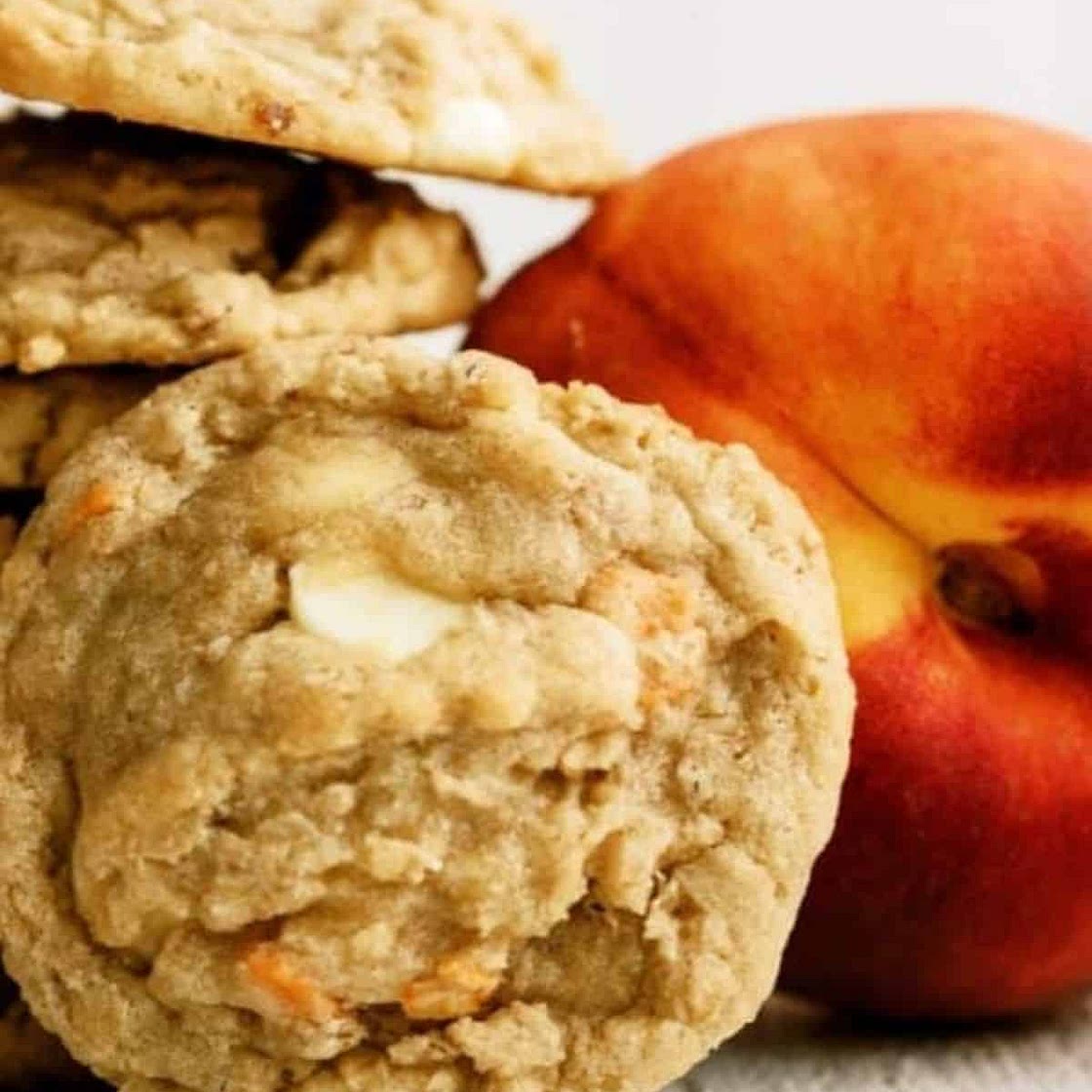 Peaches and Cream Oatmeal Cookies