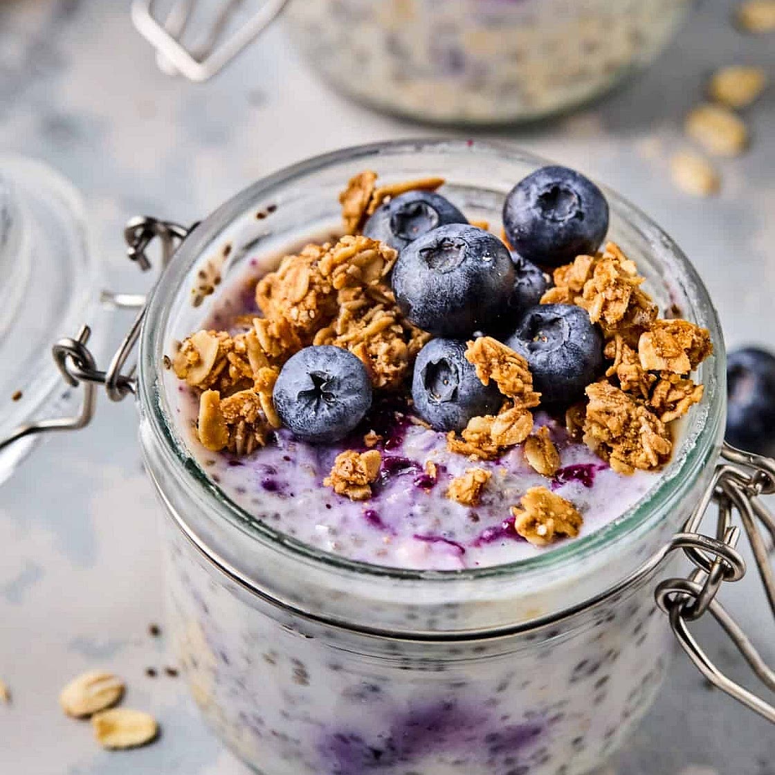 Blueberry Overnight Oats