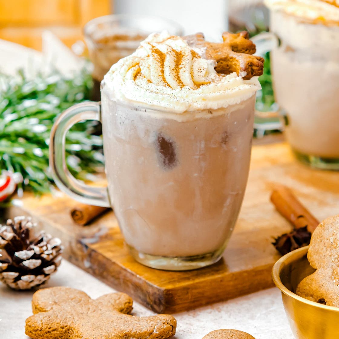Iced Gingerbread Latte