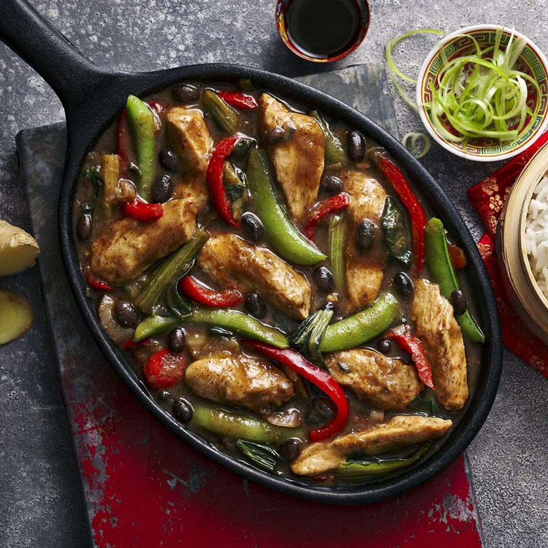 Slimming World chicken in black bean sauce