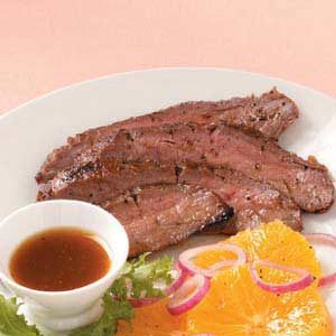 Flank Steak with Orange Sauce