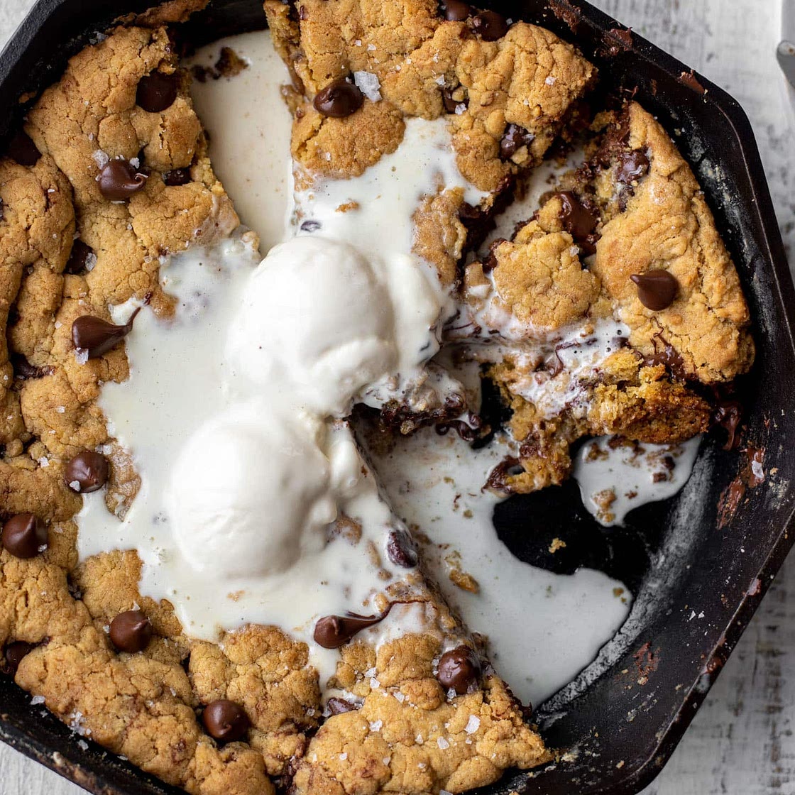 Chocolate Chip Skillet Cookie