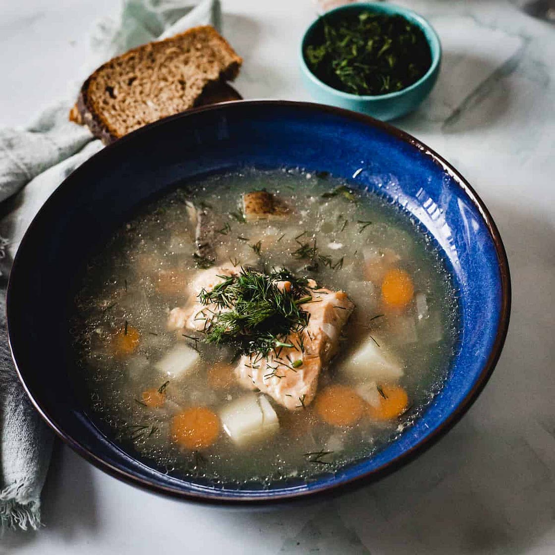Ukha Russian fish soup recipe (Regular and Instant pot recipe)