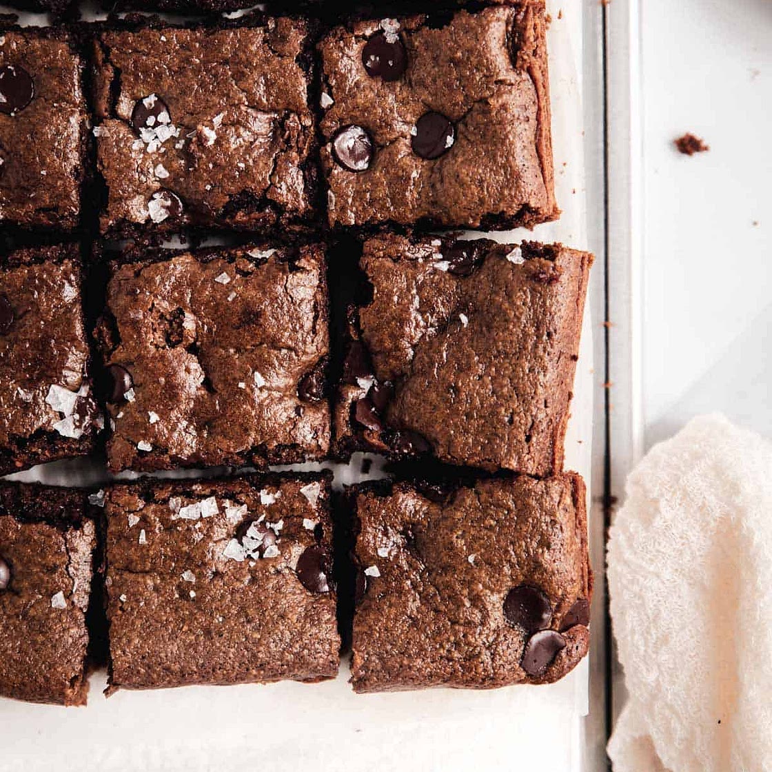 Healthy Tahini Brownies