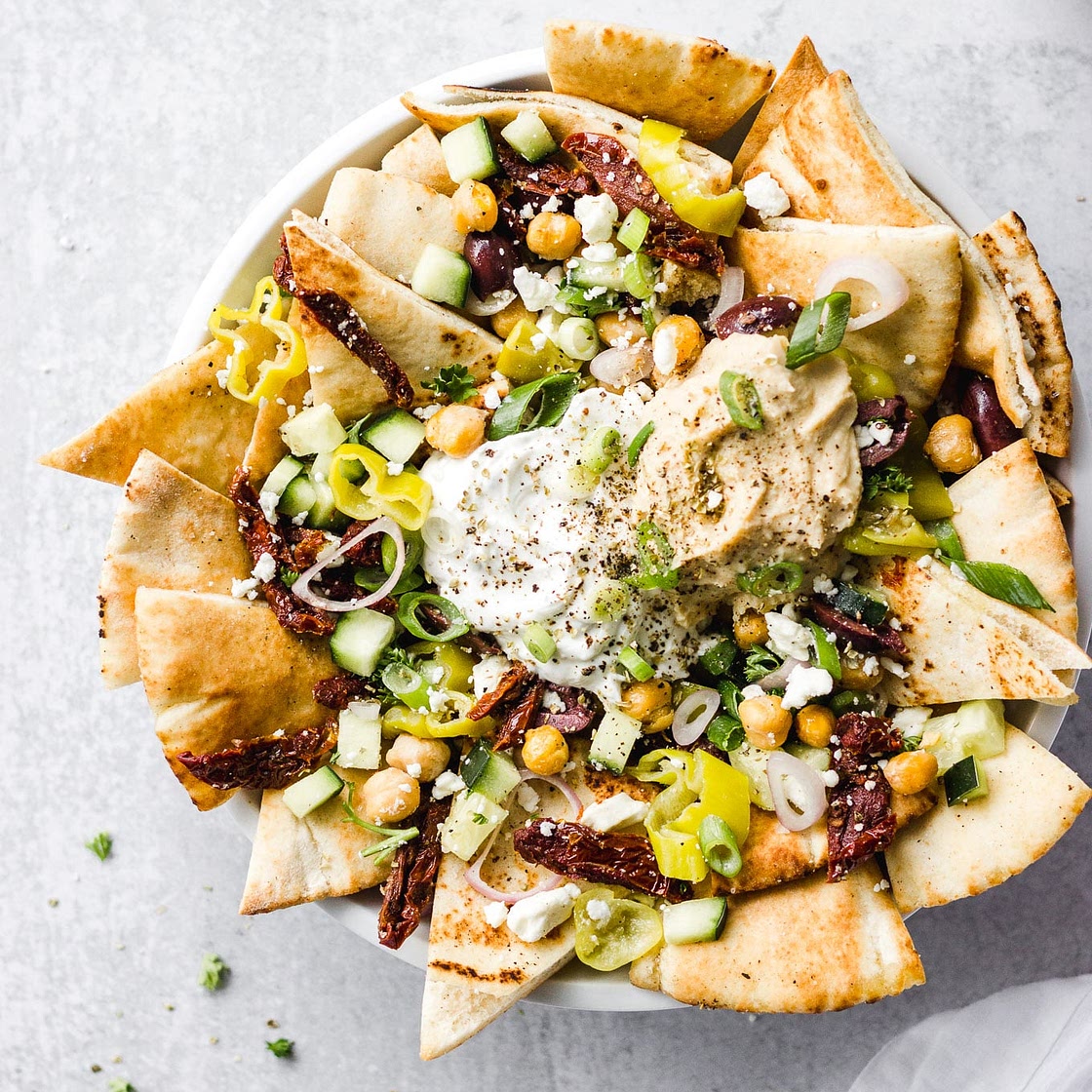 Mediterranean Nachos