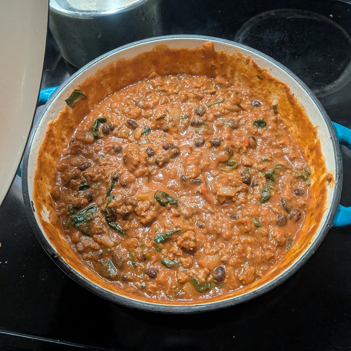 Black Bean Chili with Pumpkin