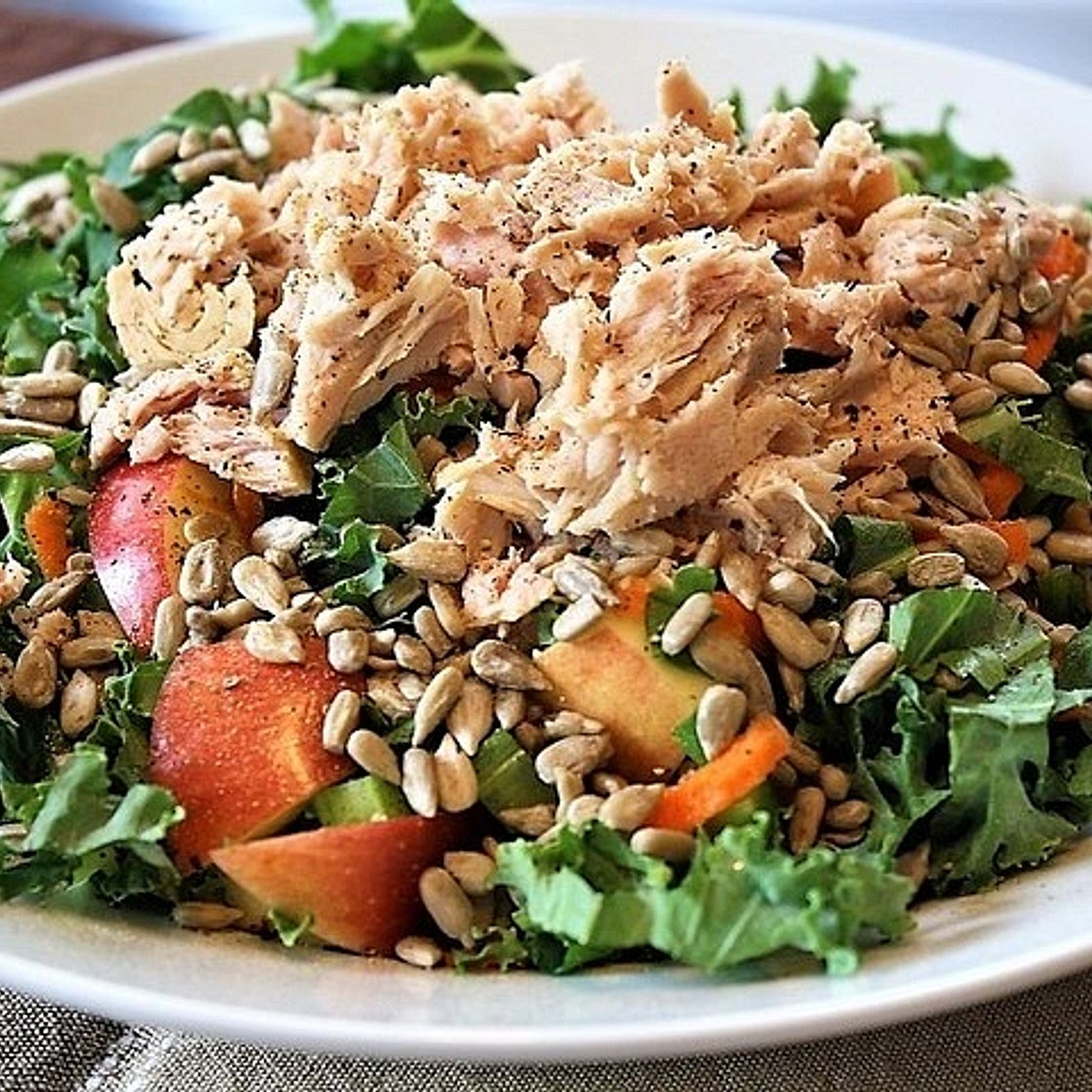 Hearty Kale & Apple Tuna Salad