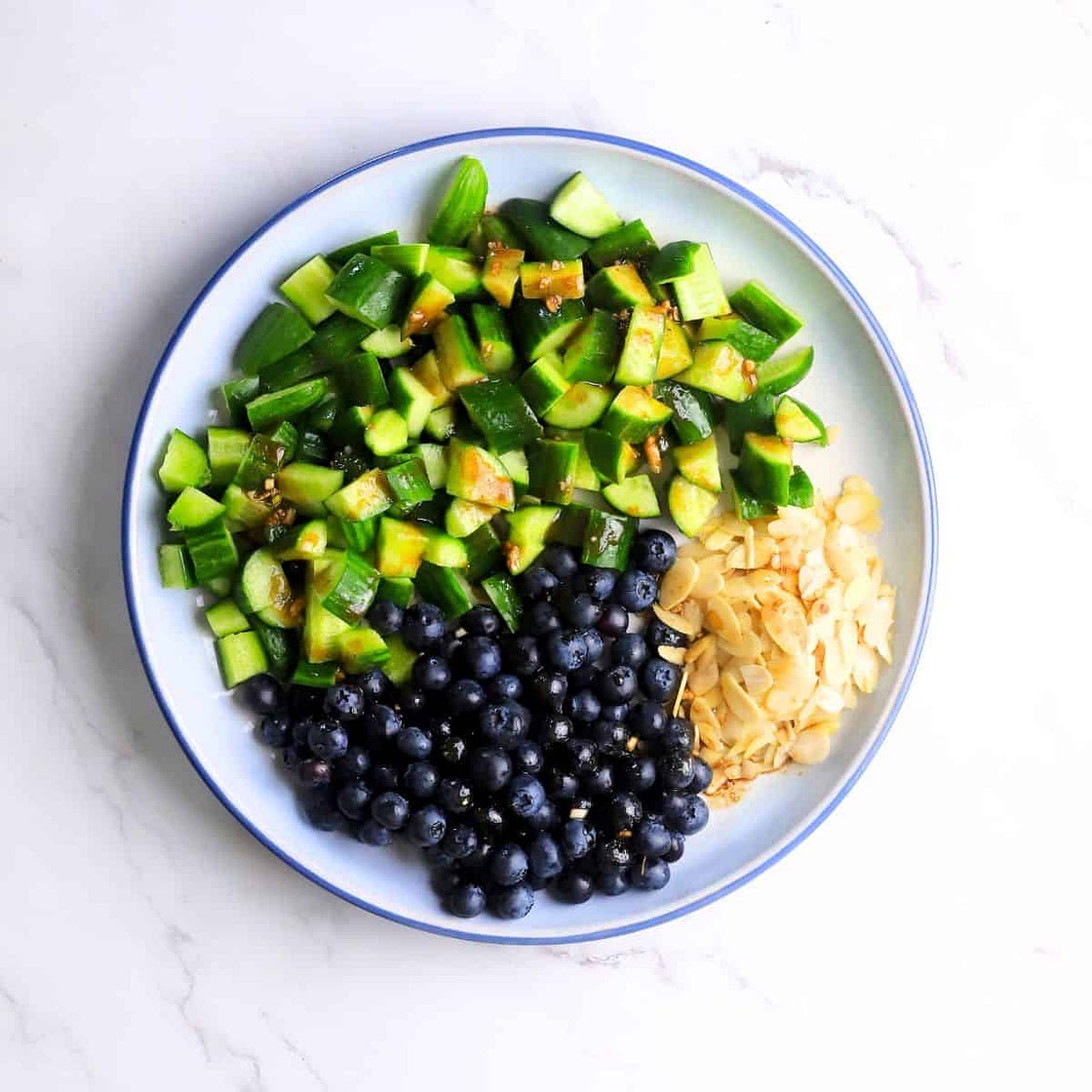 Blueberry Cucumber Salad