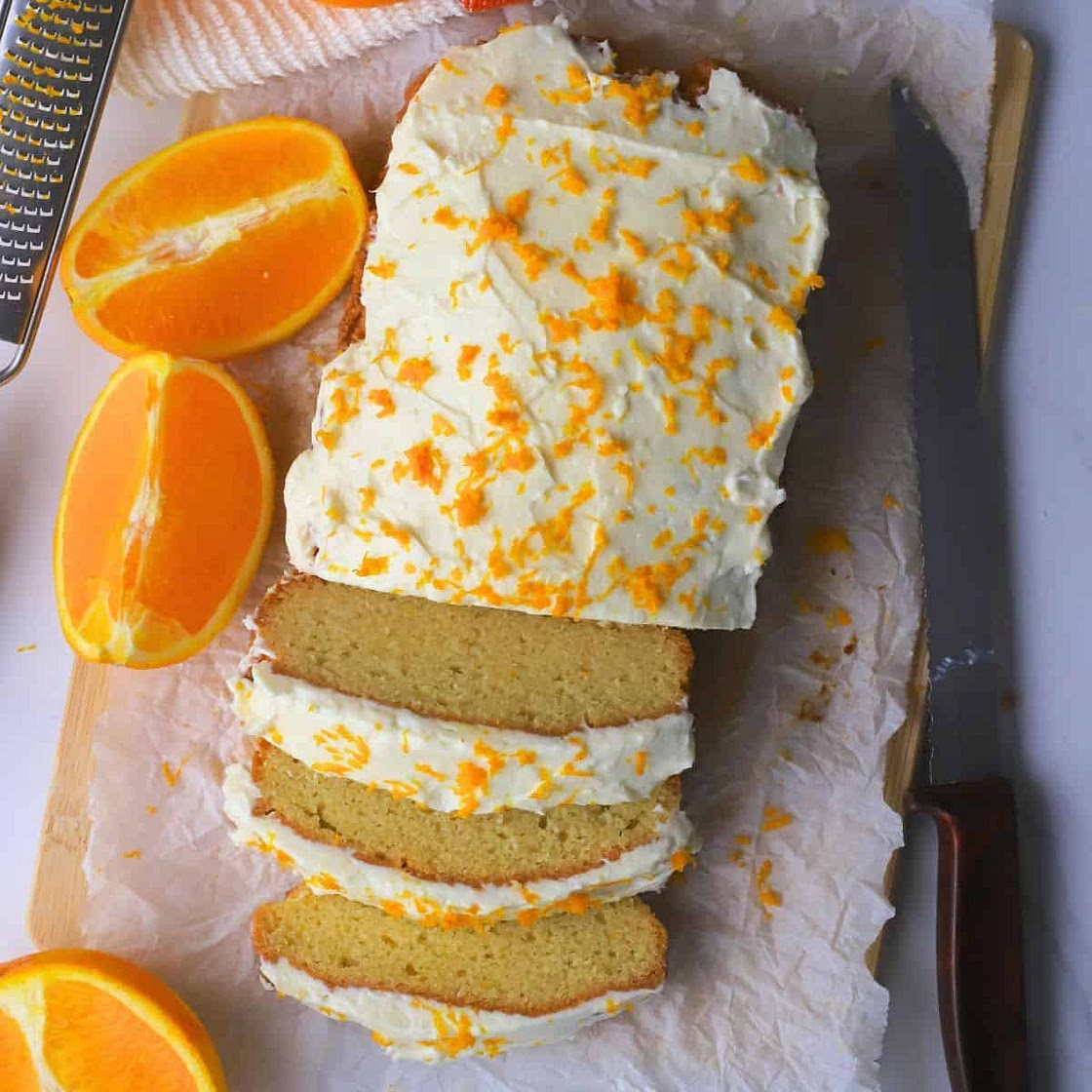 Low Carb Orange Cake Loaf