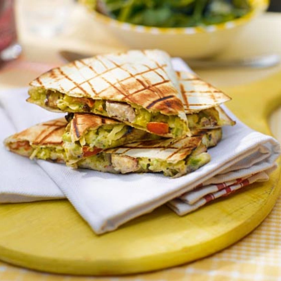 Chicken & Avocado Quesadillas