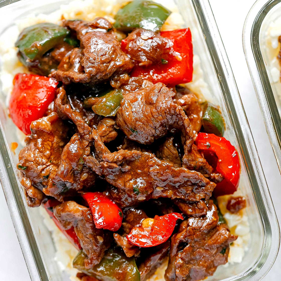 15-Minute Pepper Steak Stir Fry Meal Prep