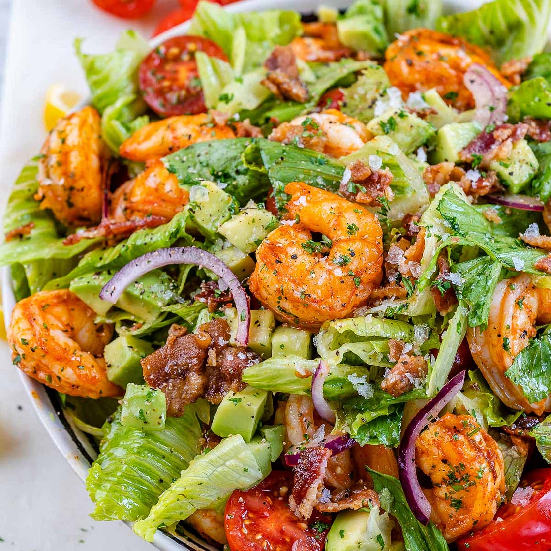 BLT Shrimp Salad