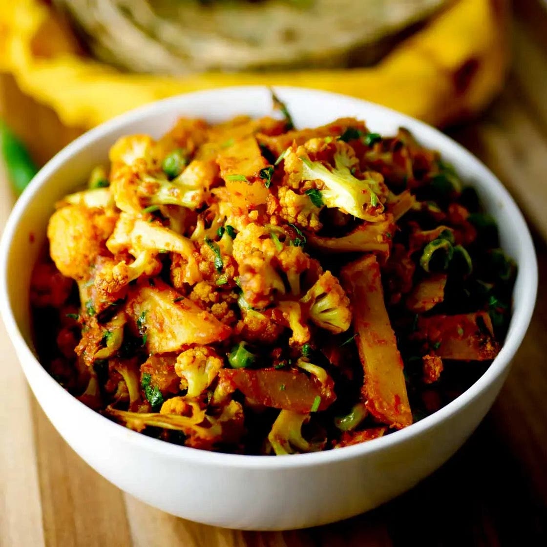 aloo gobhi matar dry recipe