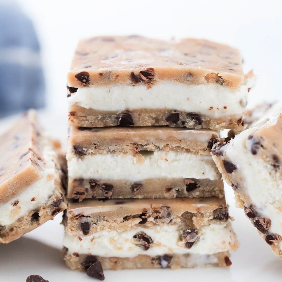 Cookie Dough Ice Cream Sandwiches