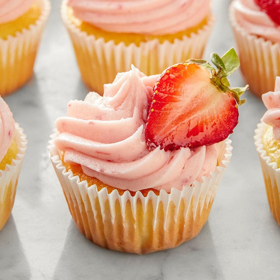 Strawberry Lemon Cupcakes