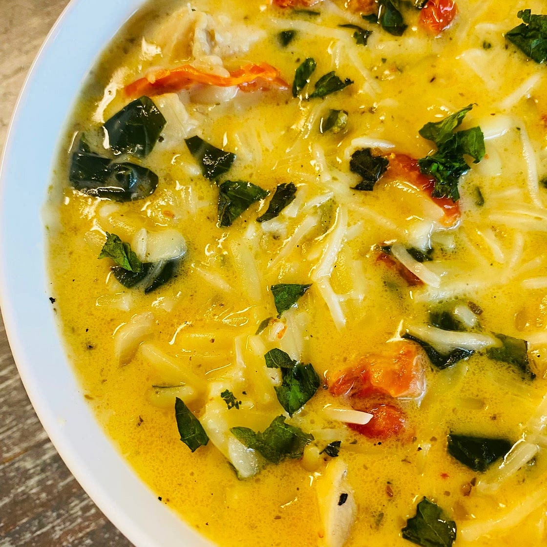 Marry Me Chicken Orzo Soup