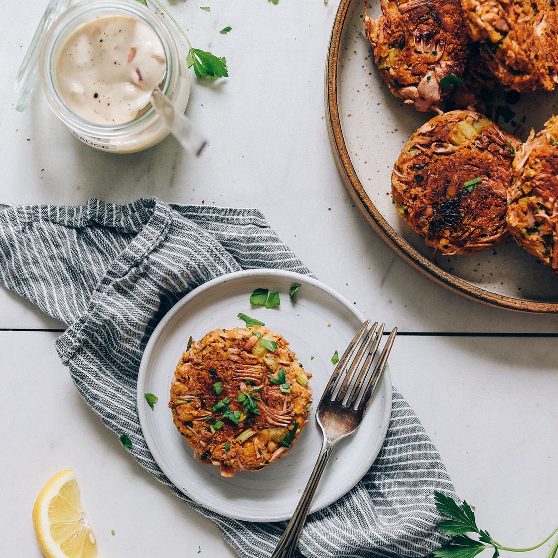 Easy Vegan "Crab" Cakes (GF)