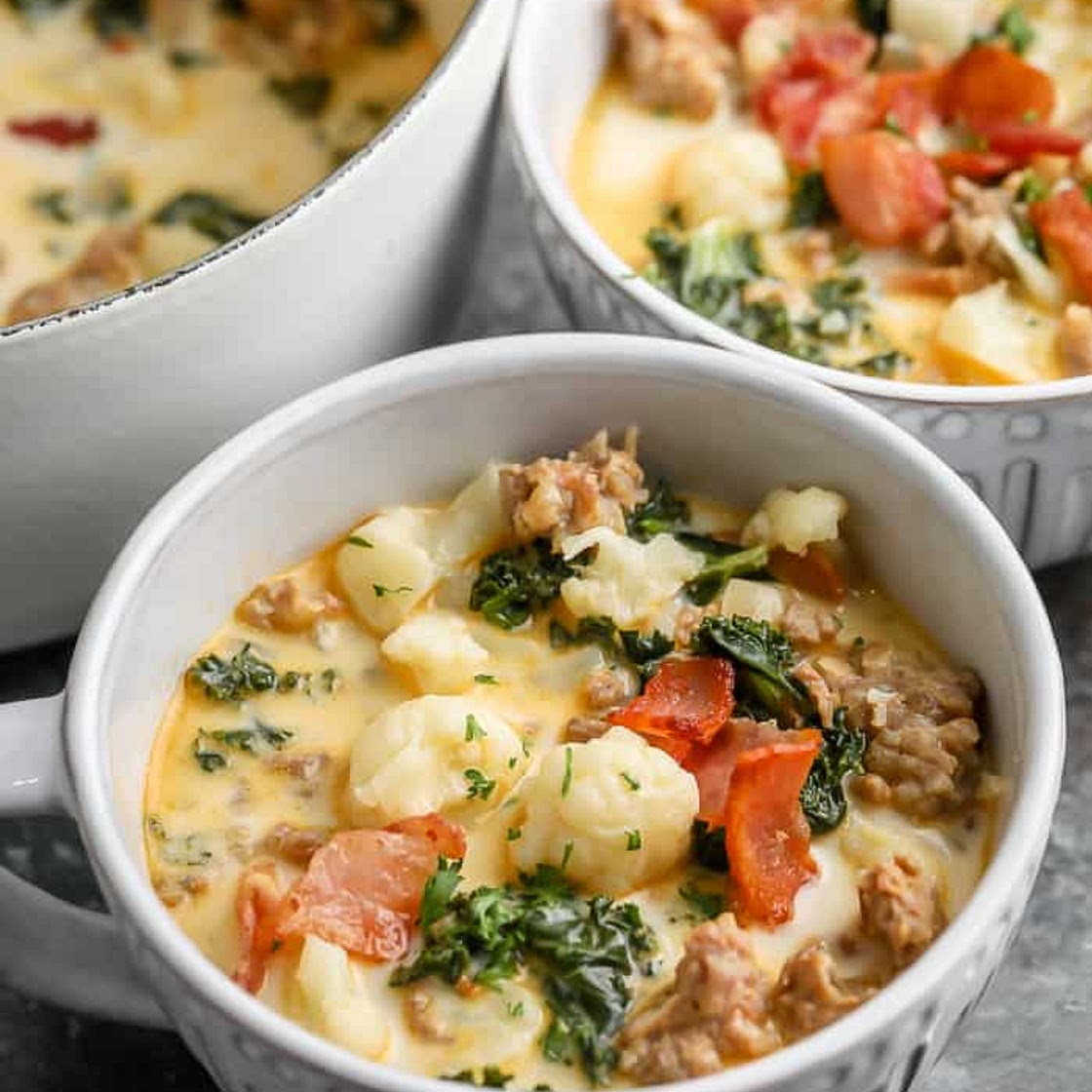 Keto Zuppa Toscana Soup