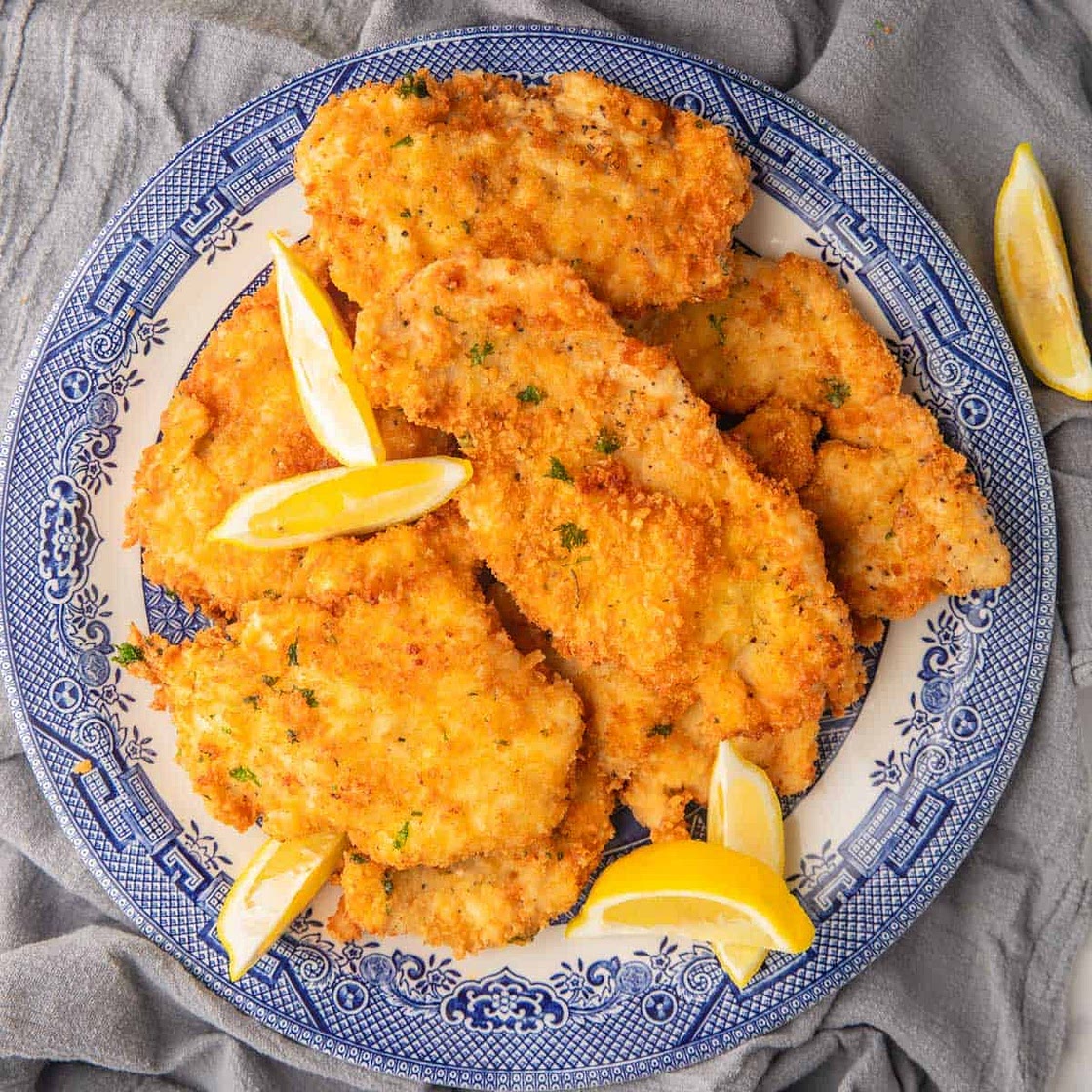 Thin and Crispy Italian Chicken Cutlets