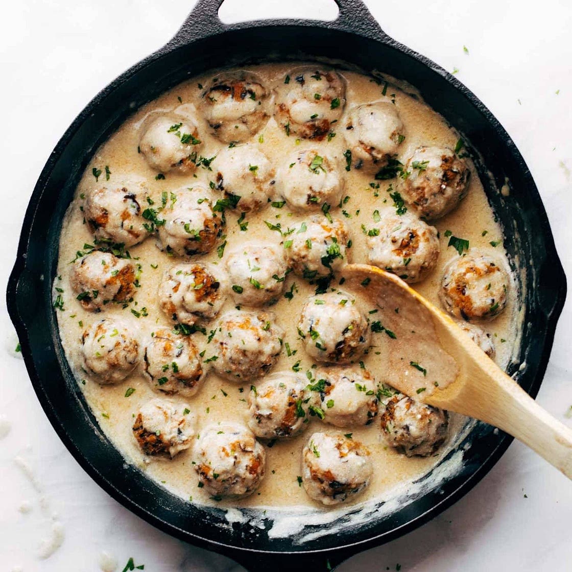 Vegetarian Swedish Meatballs