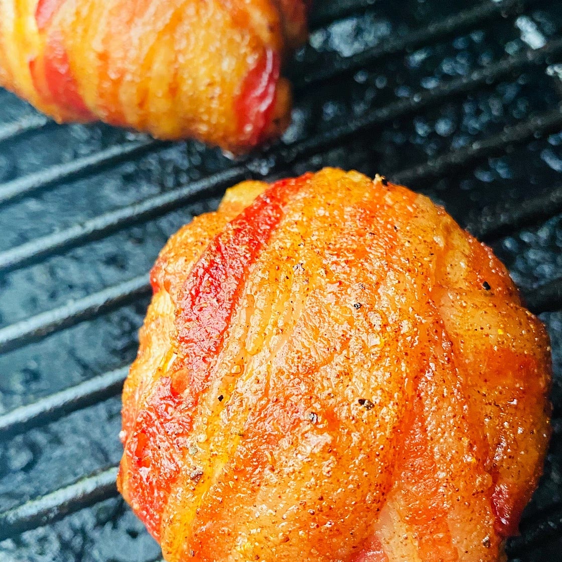 Smoked Bacon Wrapped Chicken Bombs