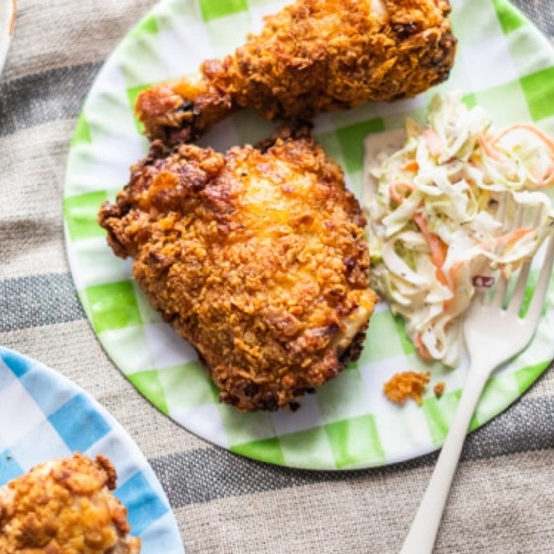 Air Fryer Buttermilk “Fried” Chicken