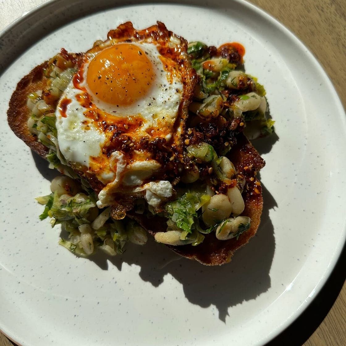 Leeky Beans on Toast