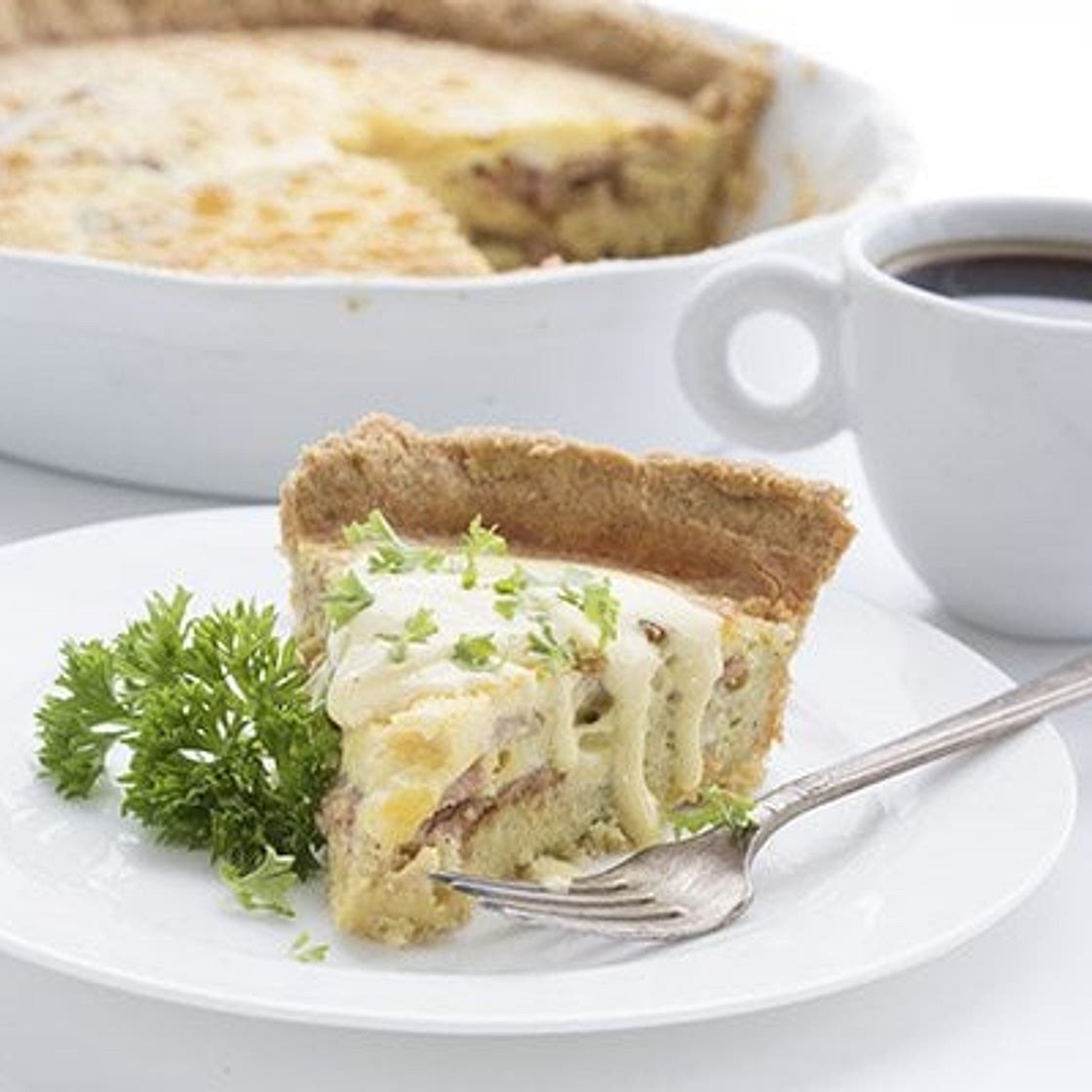 Eggs Benedict Quiche