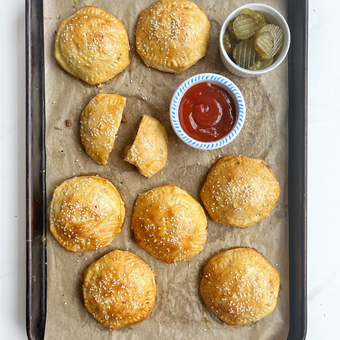 Cheeseburger Stuffed Biscuits