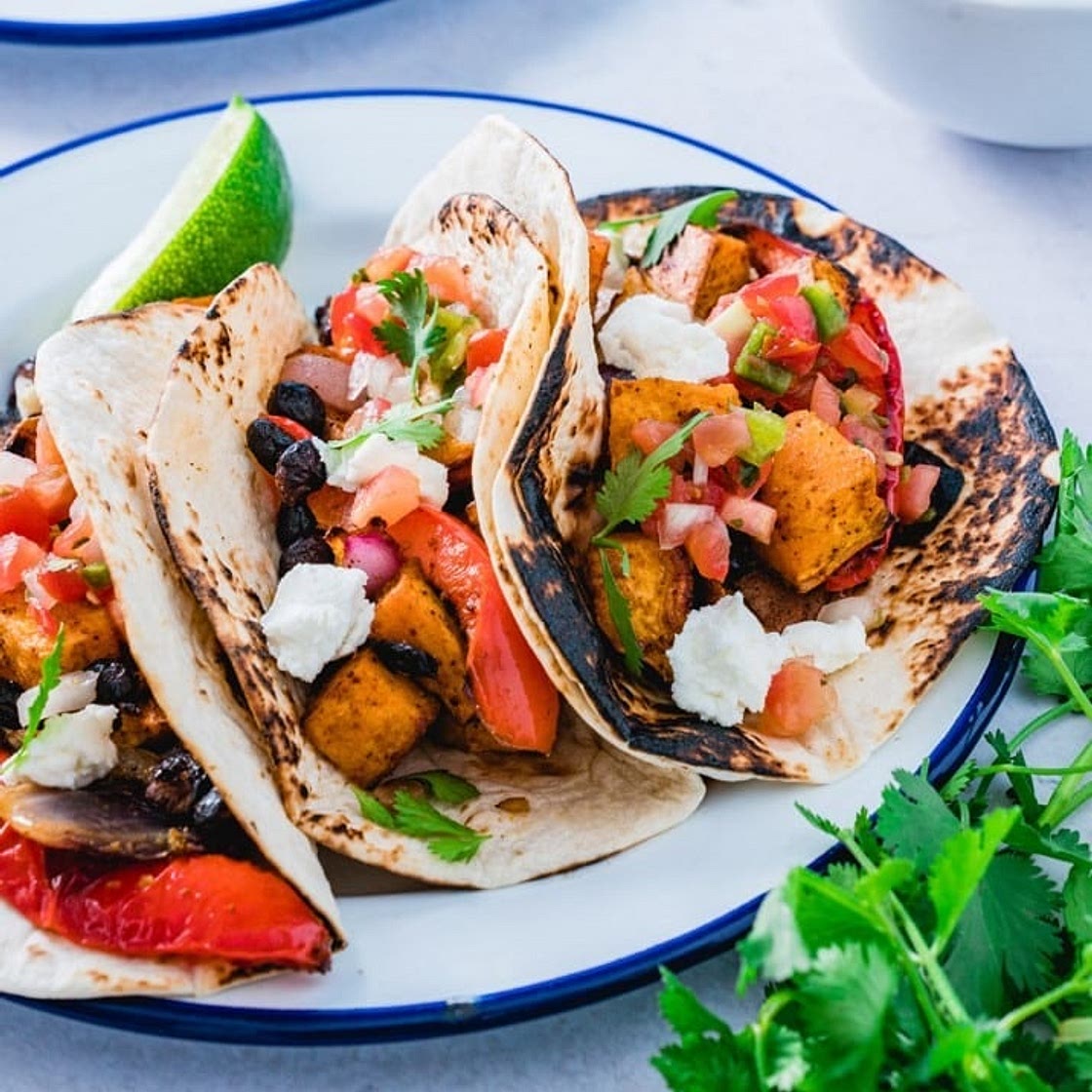 Sweet Potato Tacos (Sheet Pan!)