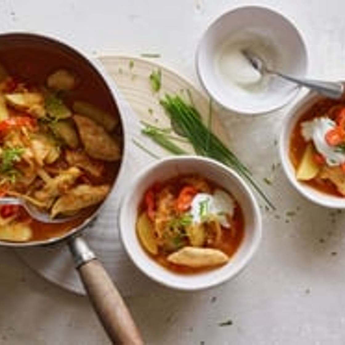 Pouletragout mit Sauerkraut