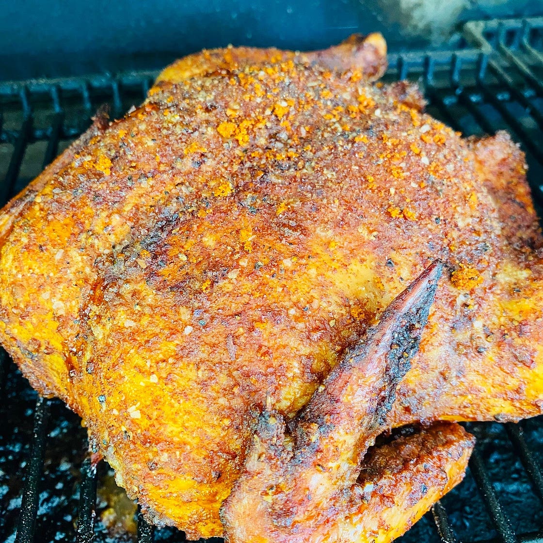 Smoked Garlic Sriracha Chicken